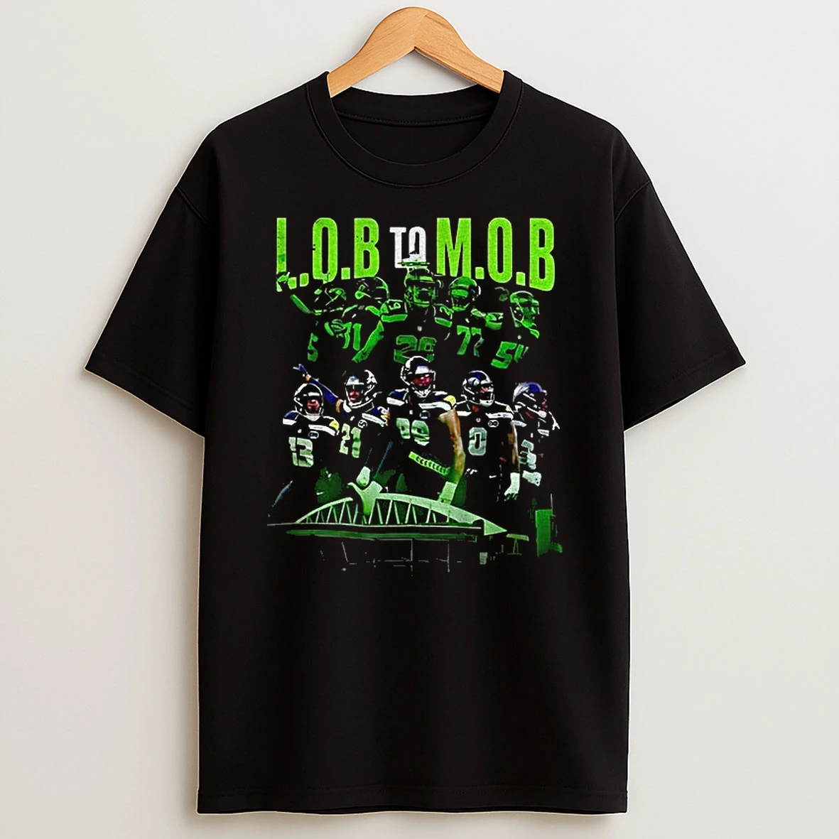 Lob To Mob Era Nfc Champions Seattle Defense Seattle Seahawks Football T Shirt