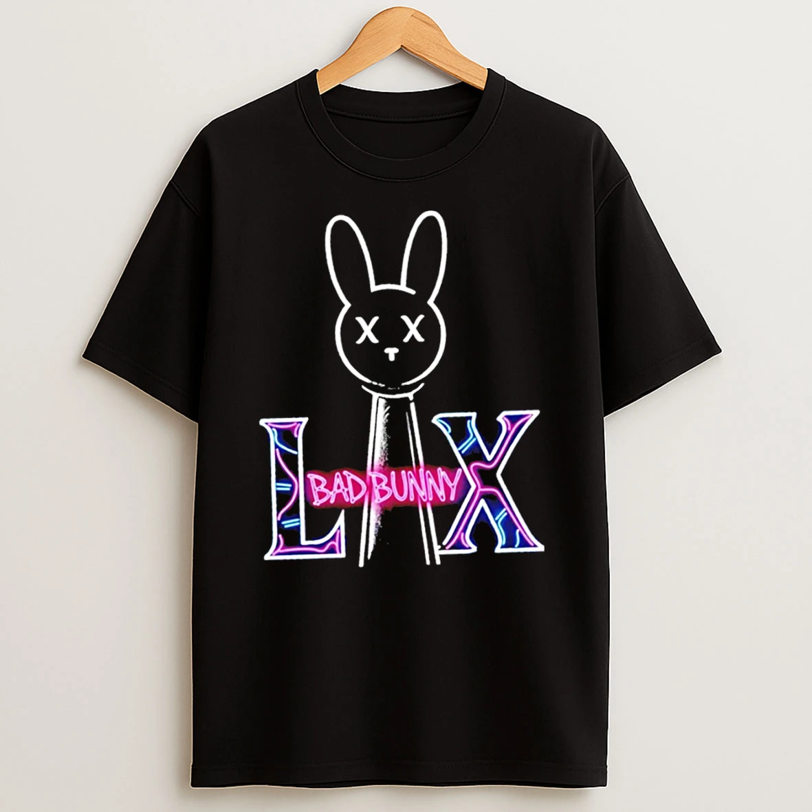 Lx Bad Bunny 2026 Super Football Benito Bowl Hip Hop Bunny Ears T Shirt