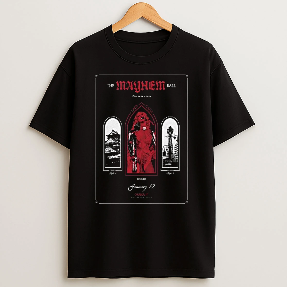 Lady Gaga Osaka Japan Jan 22 2026 T Shirt