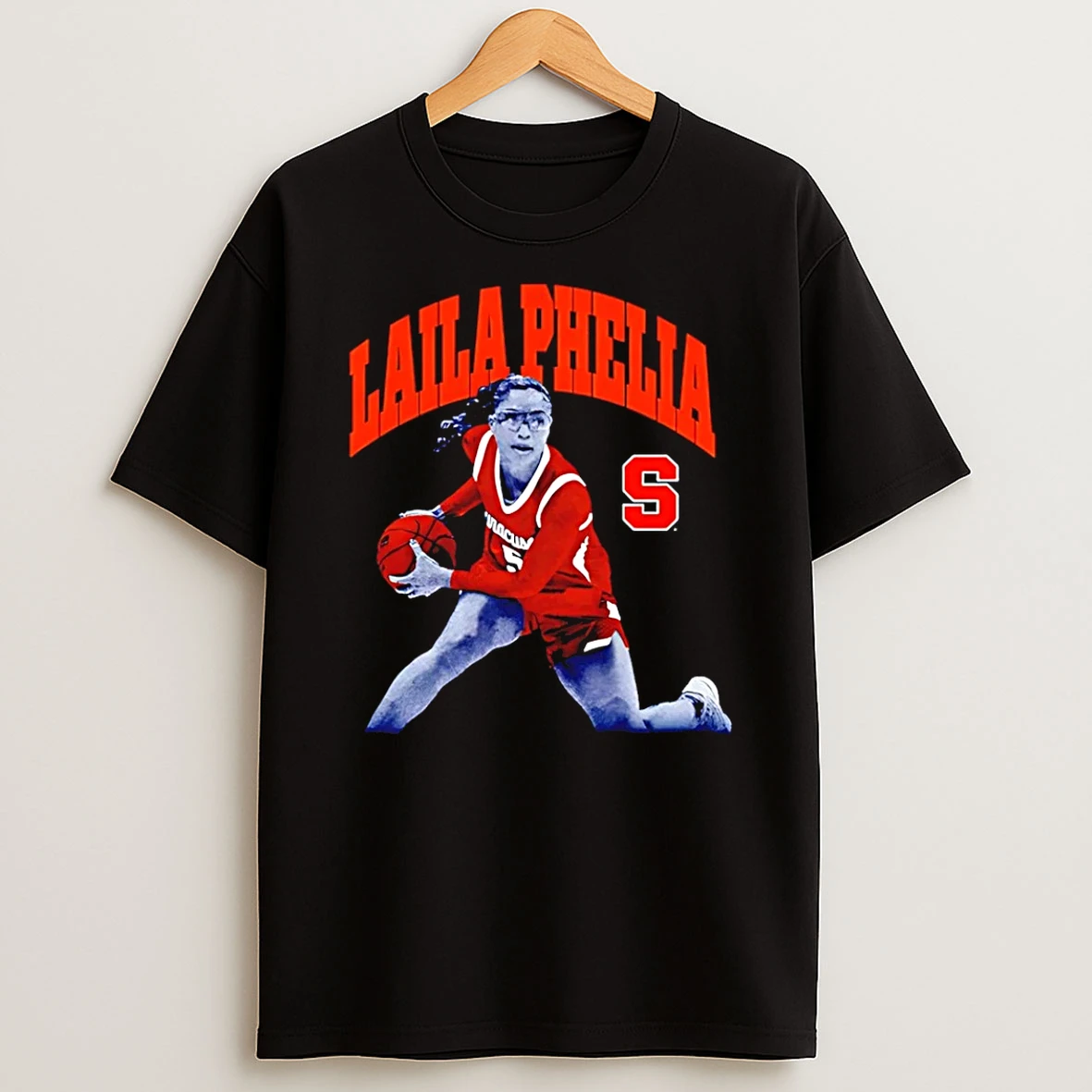 Laila Phelia Syracuse Orange Portrait T Shirt