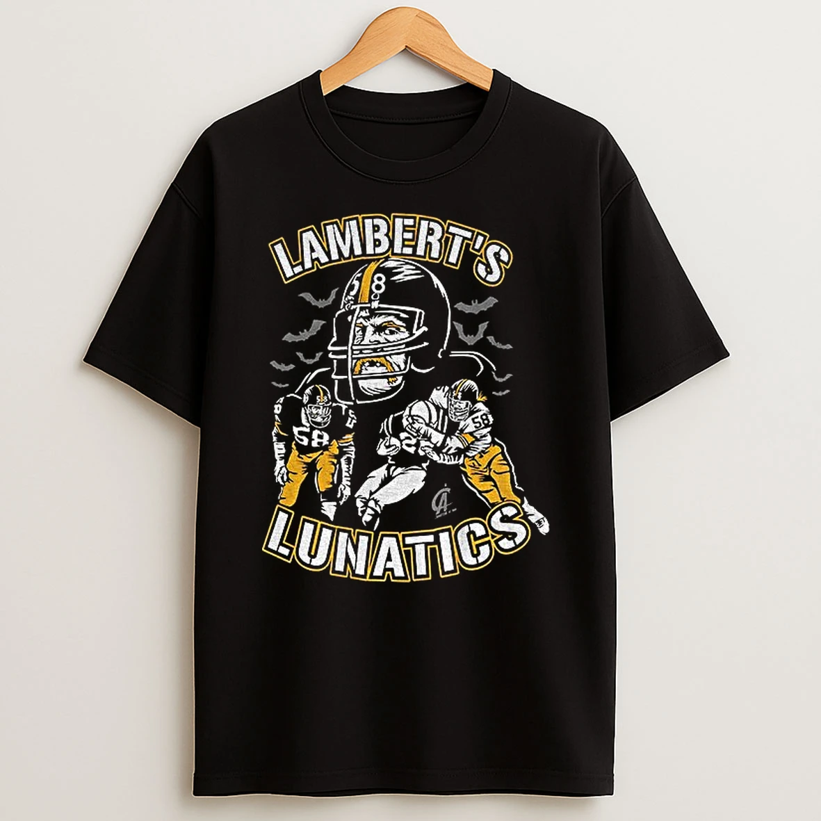 Lamberts Lunatics In The Steel City Pittsburgh Steelers Football Nfl 2026 T Shirt
