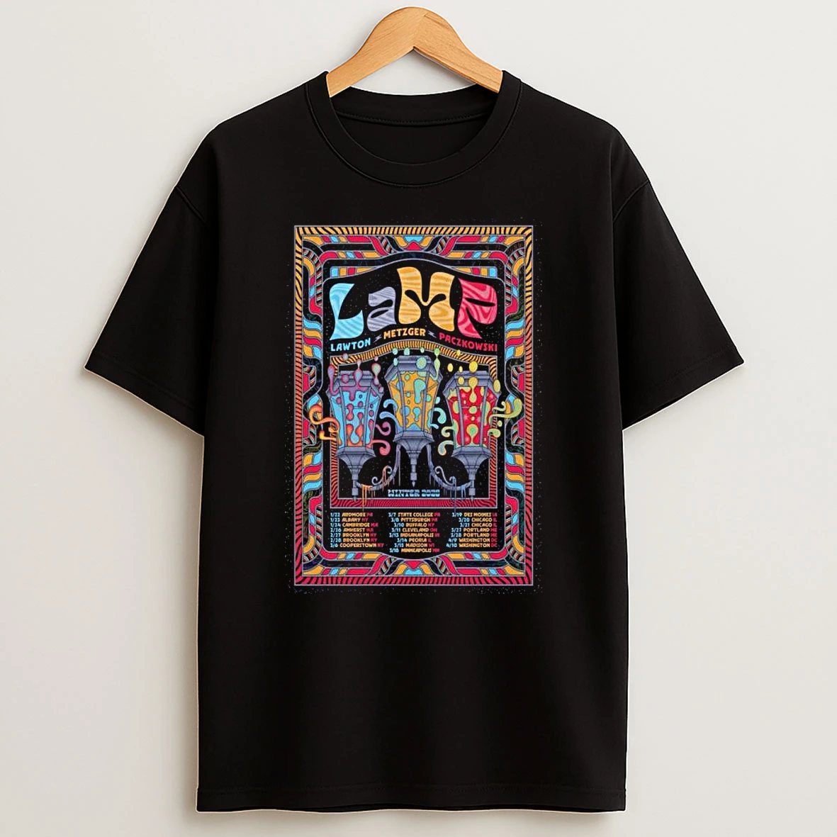 Lamp Lawton Metzger Paczkowski 2026 Winter Tour T Shirt