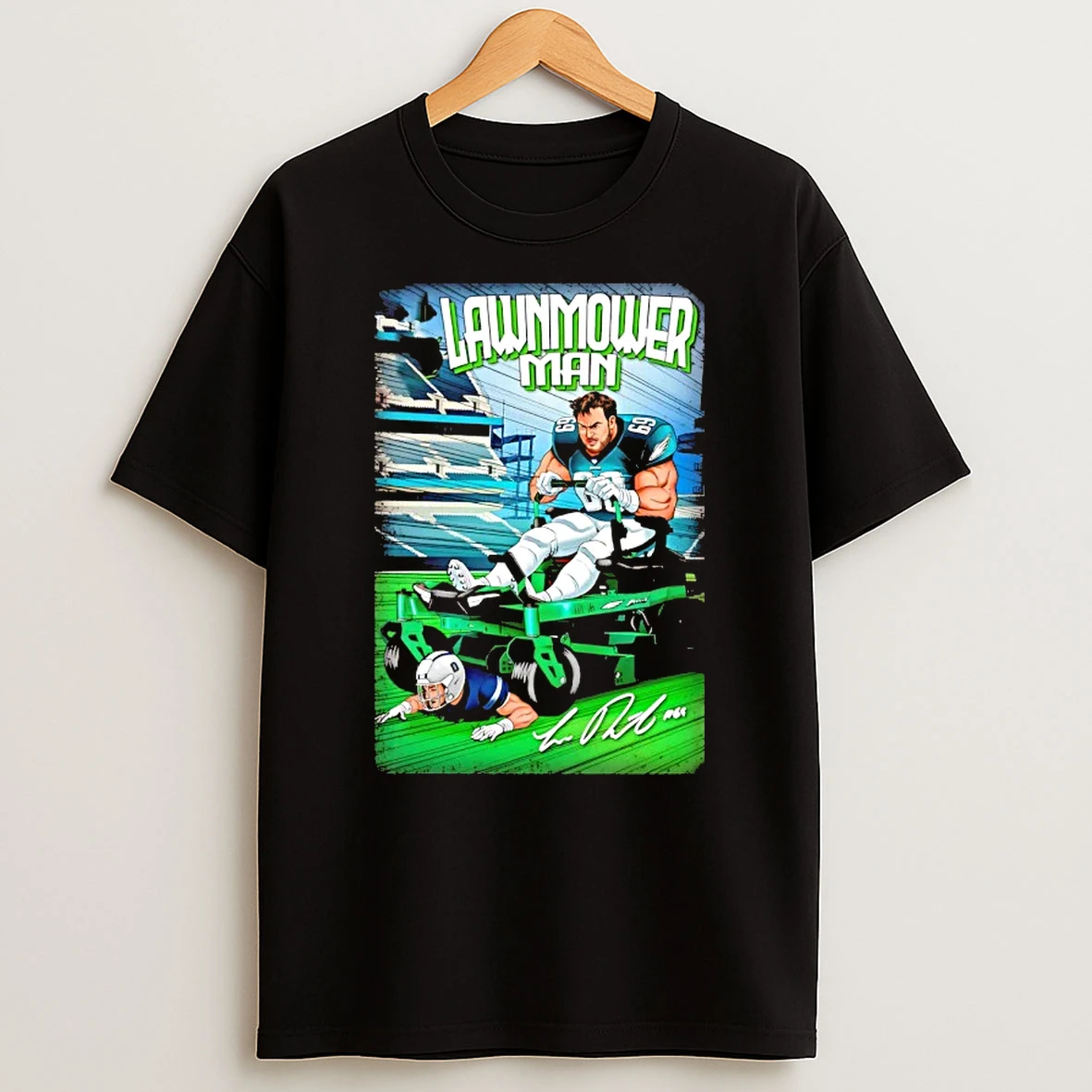 Landon Dickerson Lawnmower Man Philadelphia Eagles T Shirt