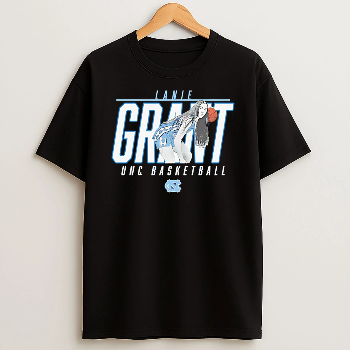 Lanie Grant North Carolina Tar Heels Illustrated T Shirt