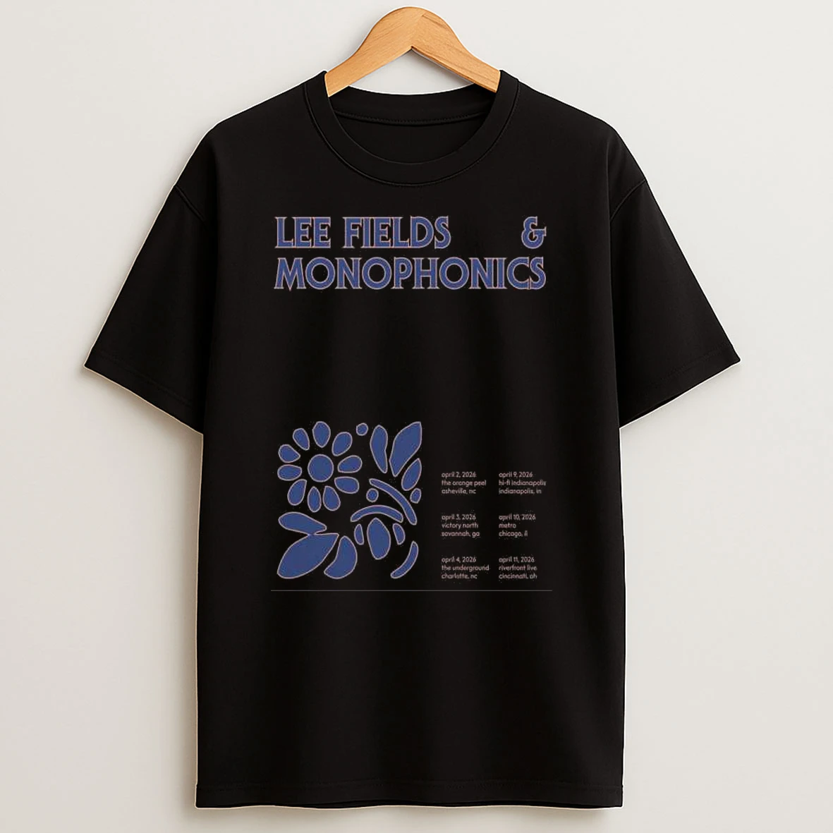 Lee Fields And Monophonics Tour April 2026 T Shirt
