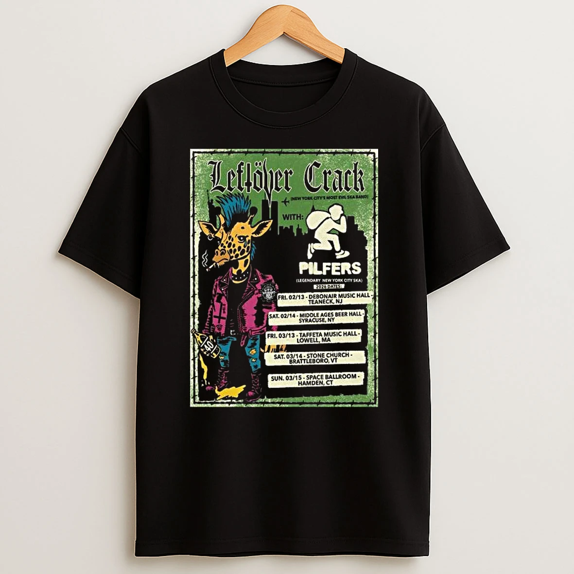 Leftover Crack Northeast America 2026 Tour T Shirt