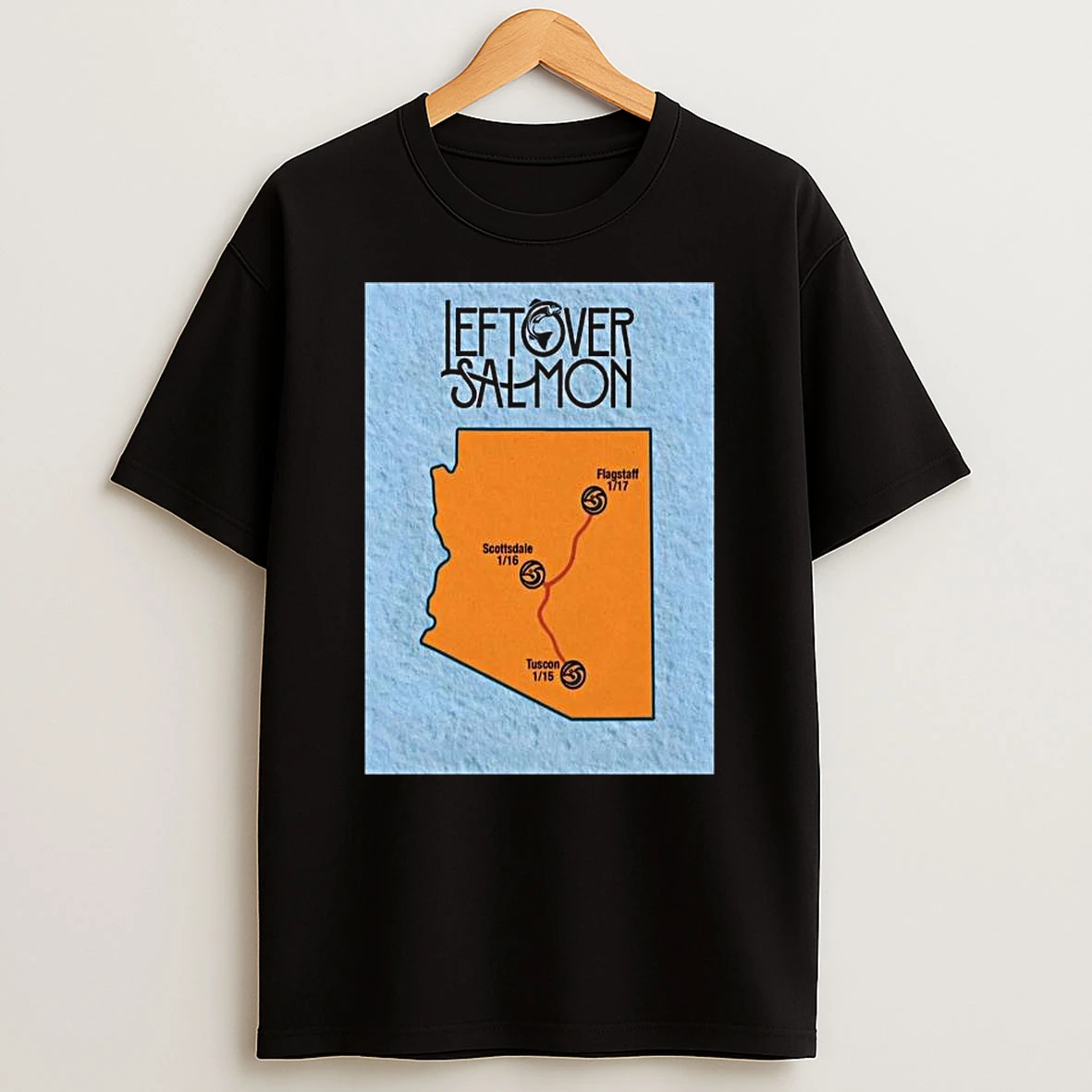 Leftover Salmon Arizona January 2026 Shows T Shirt