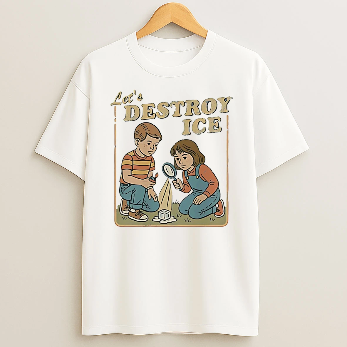 Lets Destroy Ice Anti Ice T Shirt