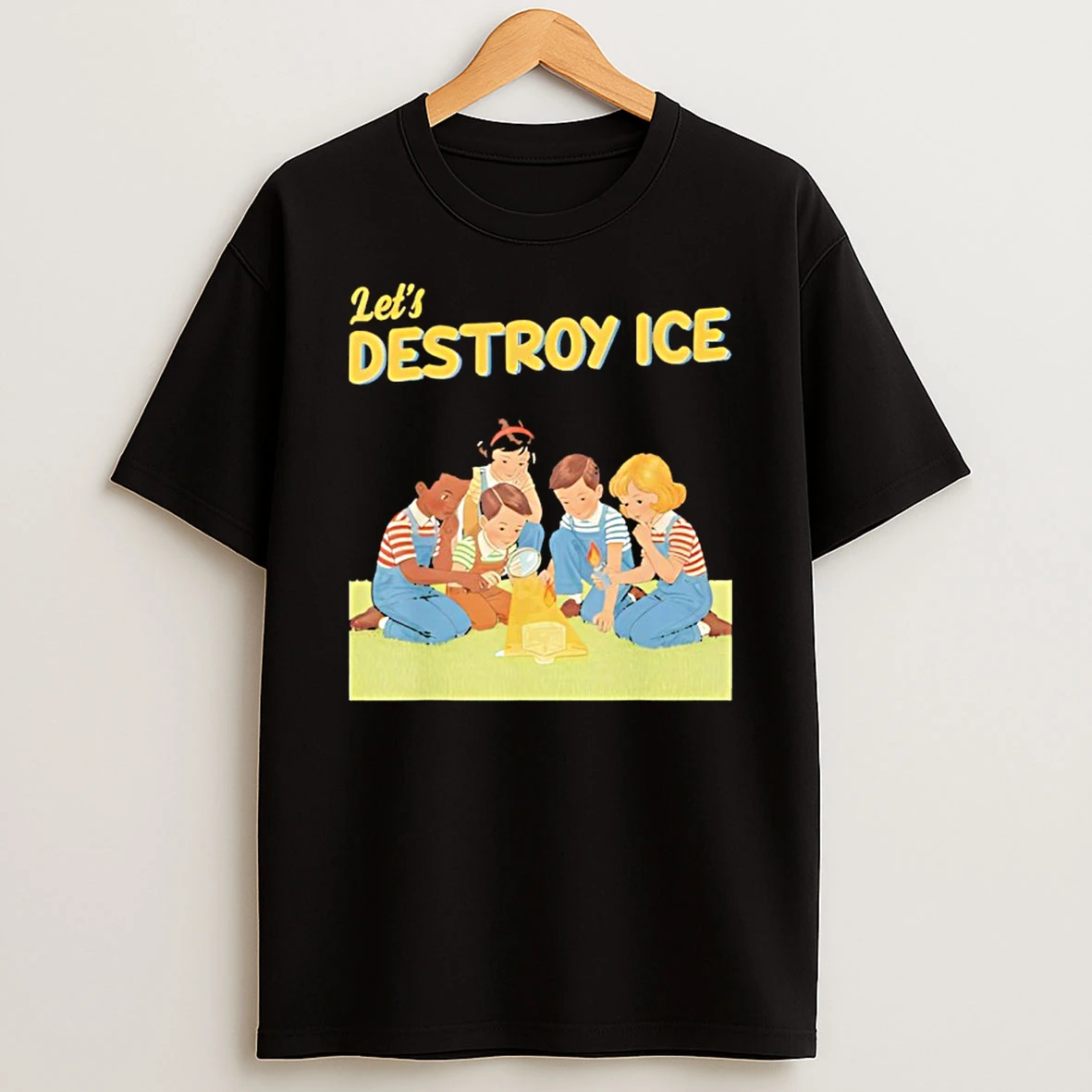 Lets Destroy Some Ice Funny Chinga La Migra Protest T Shirt