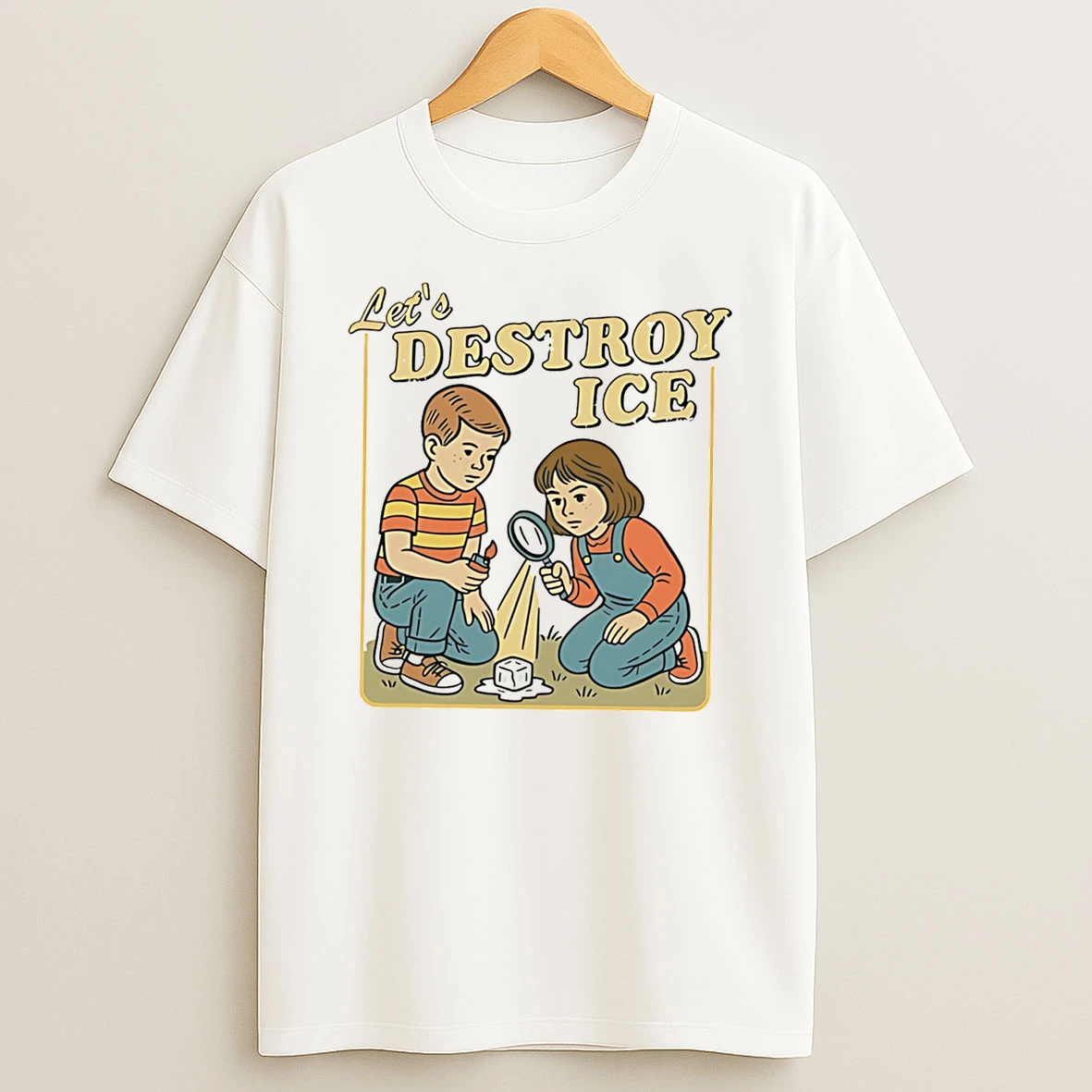 Lets Destroy Ice Abolish Ice T Shirt