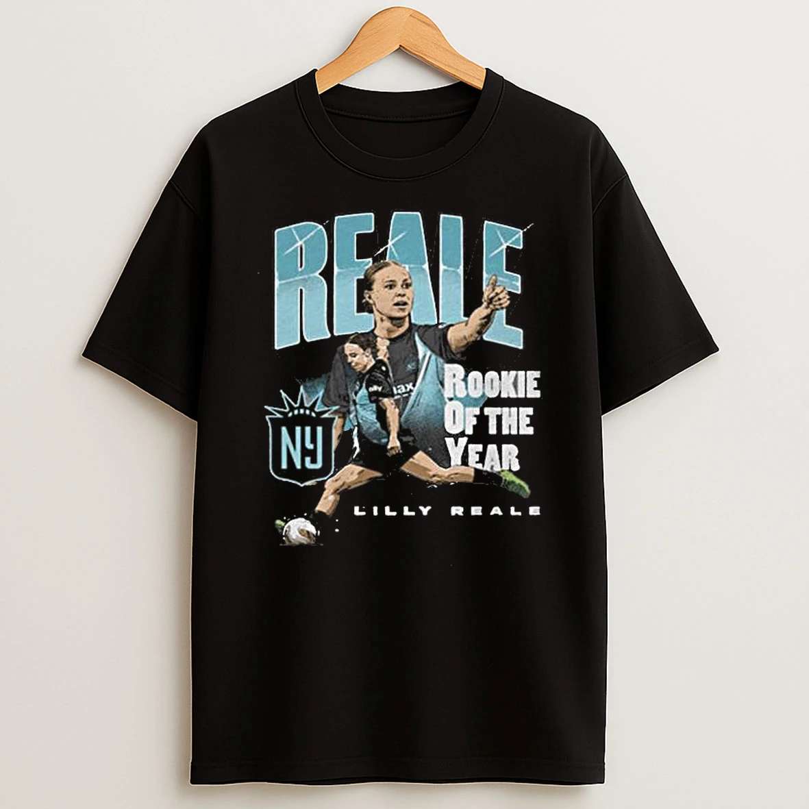 Lilly Reale Gotham Fc 2025 Rookie Of The Year T Shirt
