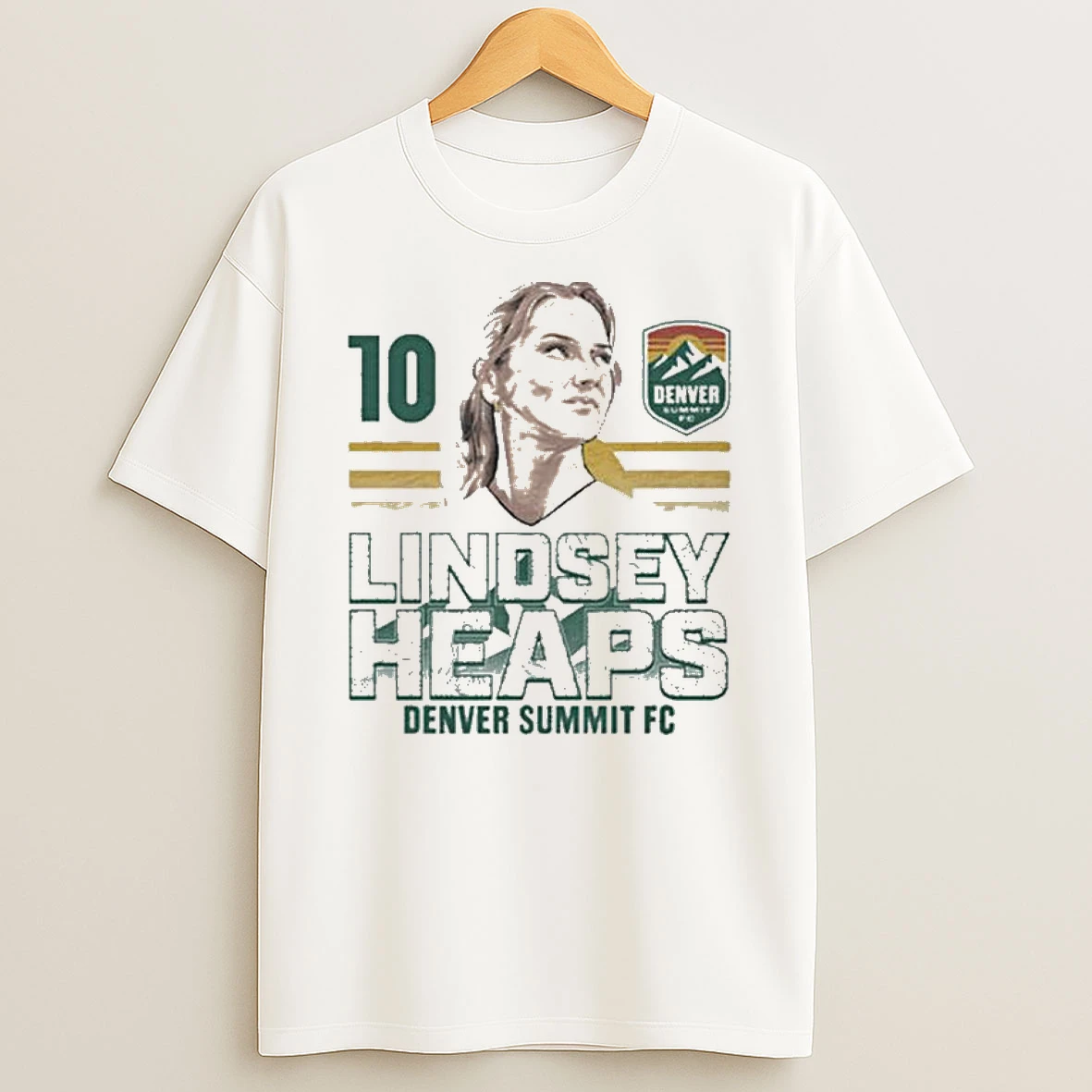 Lindsey Heaps Denver Summit Fc Vector T Shirt