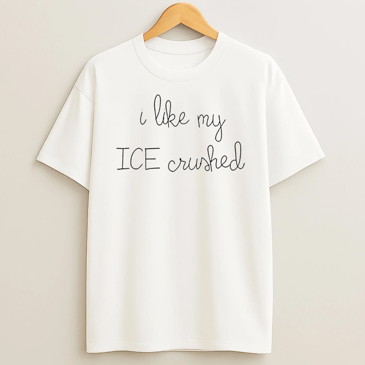 Lingua Franca I Like My Ice Crushed T Shirt