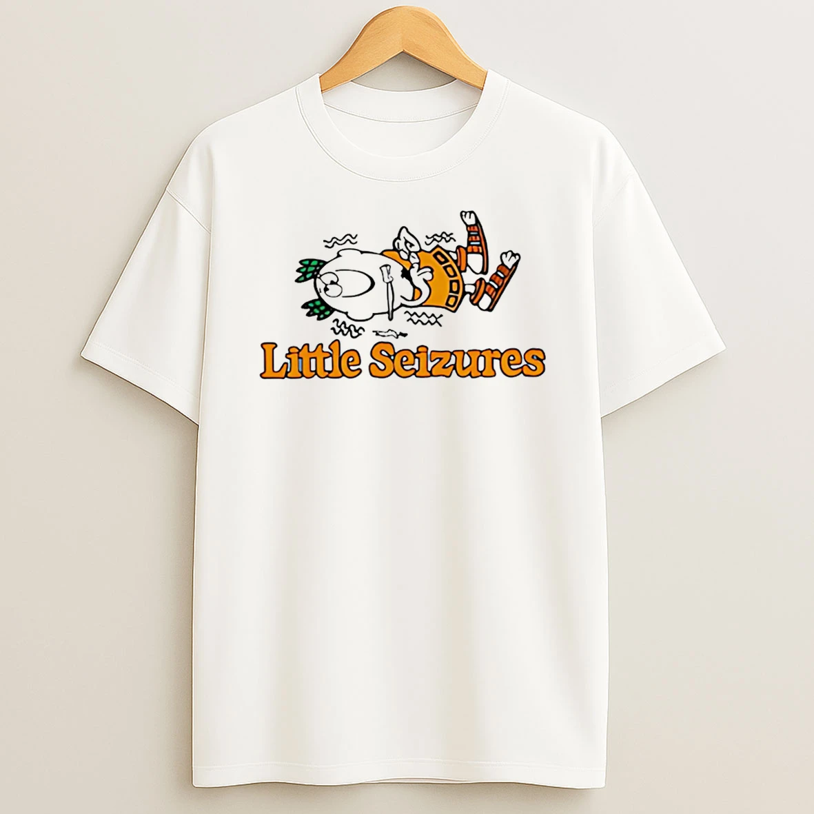 Little Seizures Cartoon Logo T Shirt