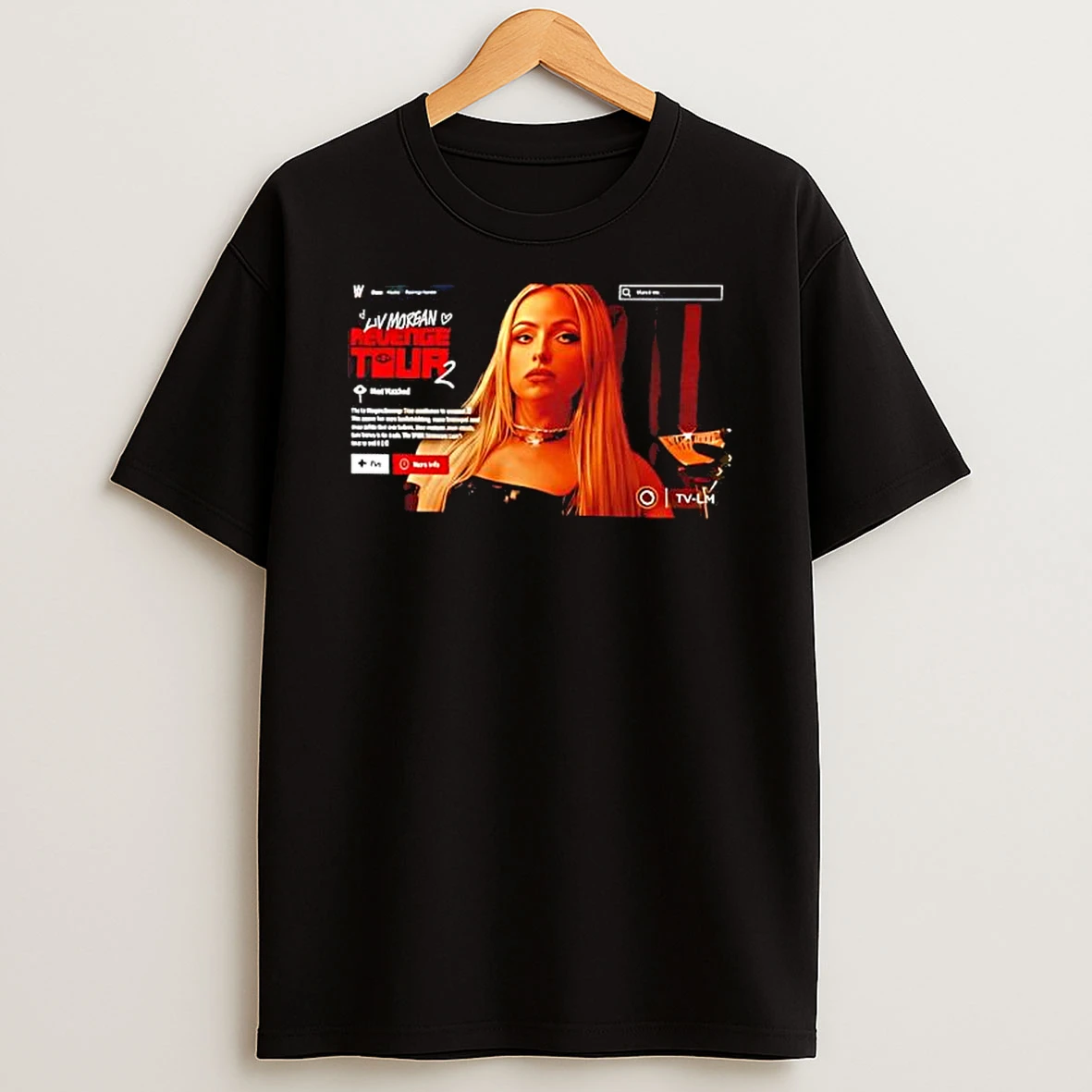 Liv Morgan Movie Wwe Revenge Tour Graphic T Shirt