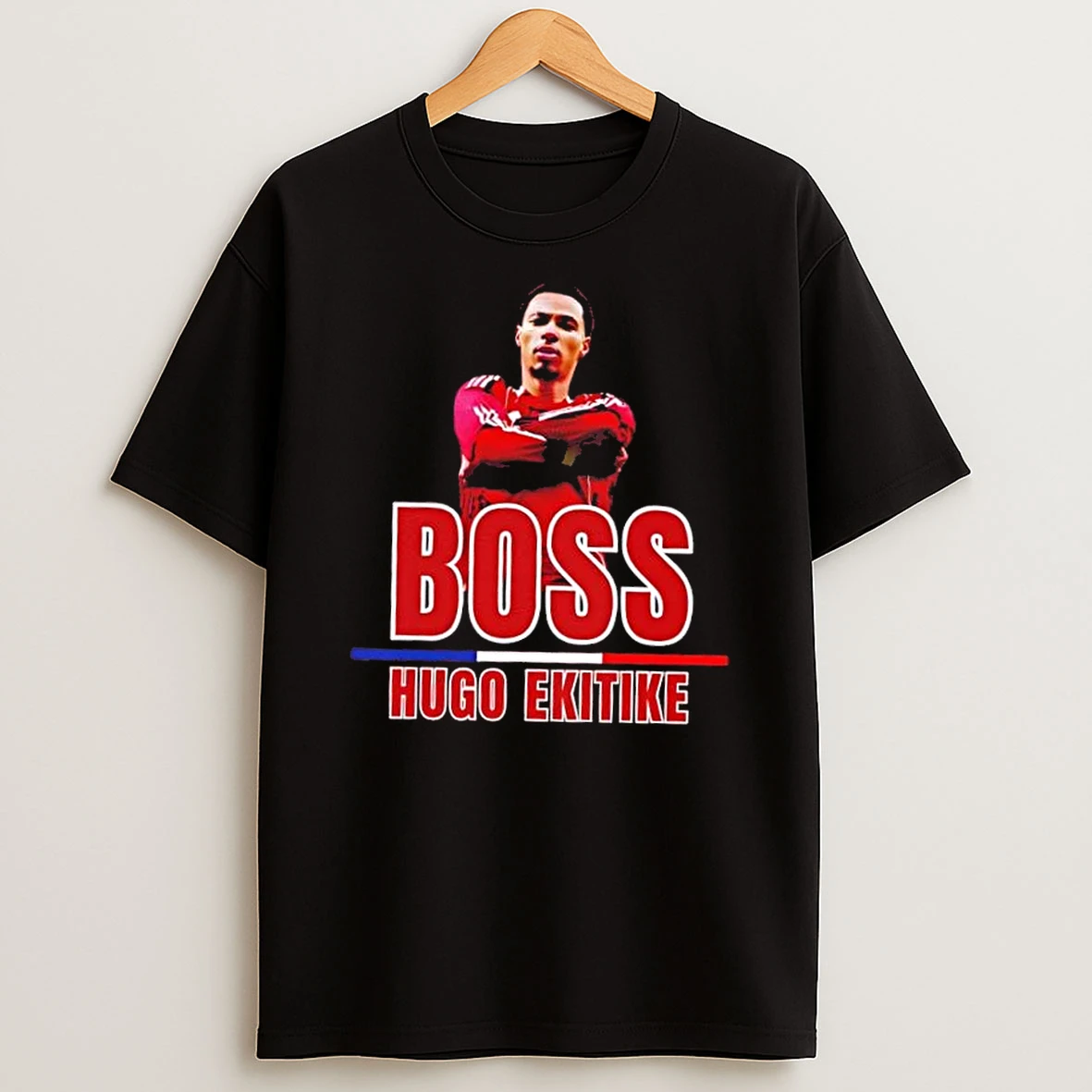 Liverpool Hugo Ekitike Boss Football T Shirt