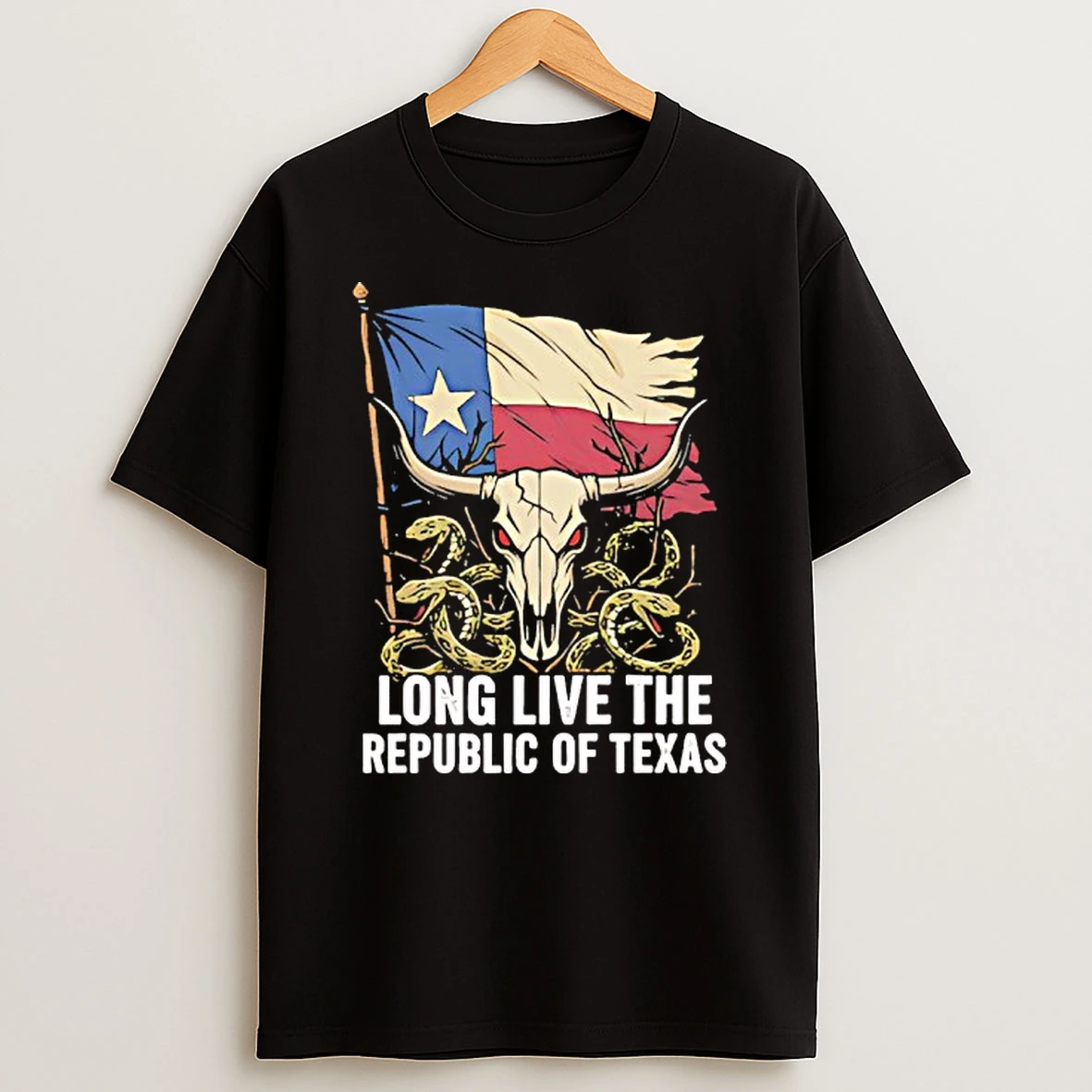 Long Live The Republic Of Texas Graphic T Shirt