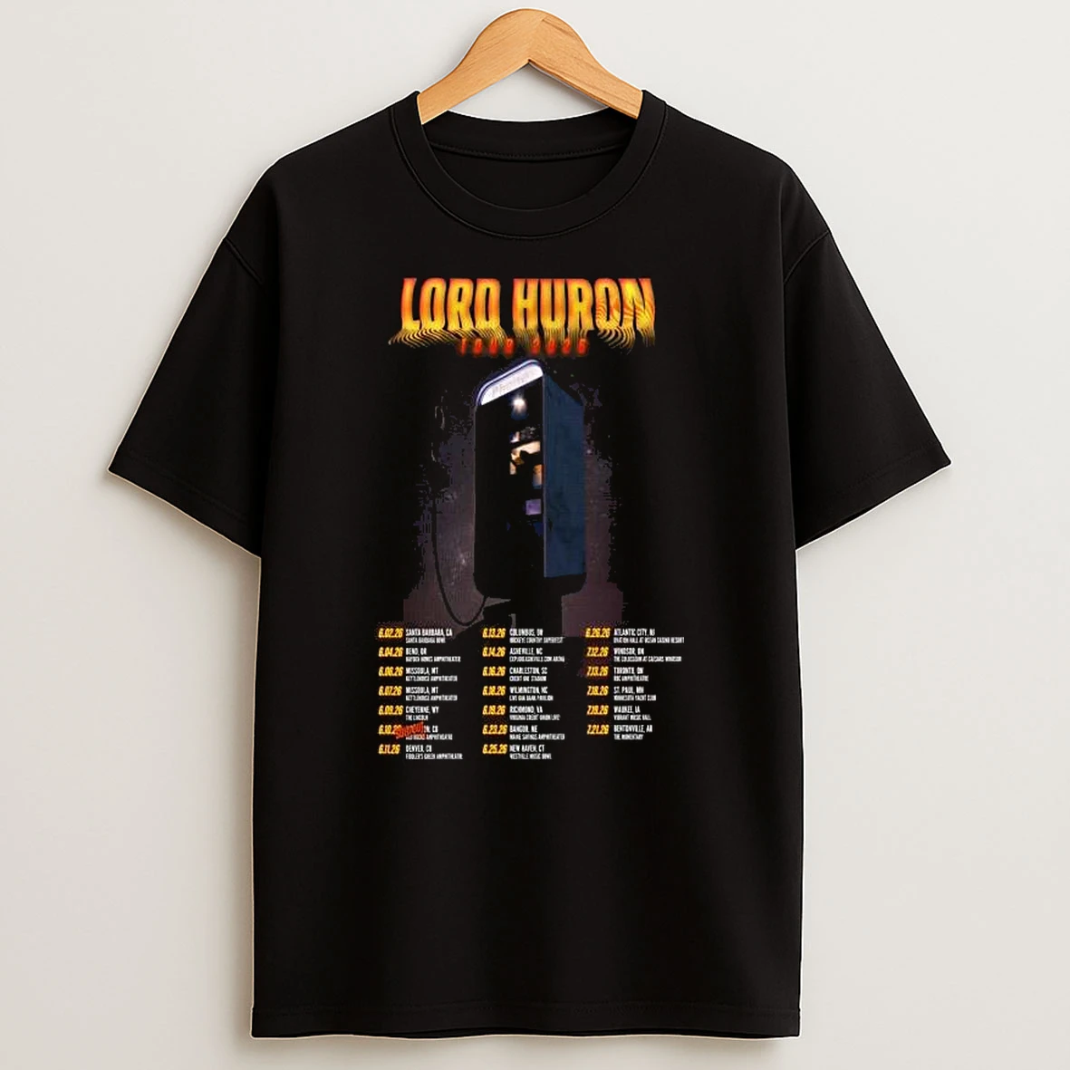 Lord Huron 2026 Tour Us T Shirt