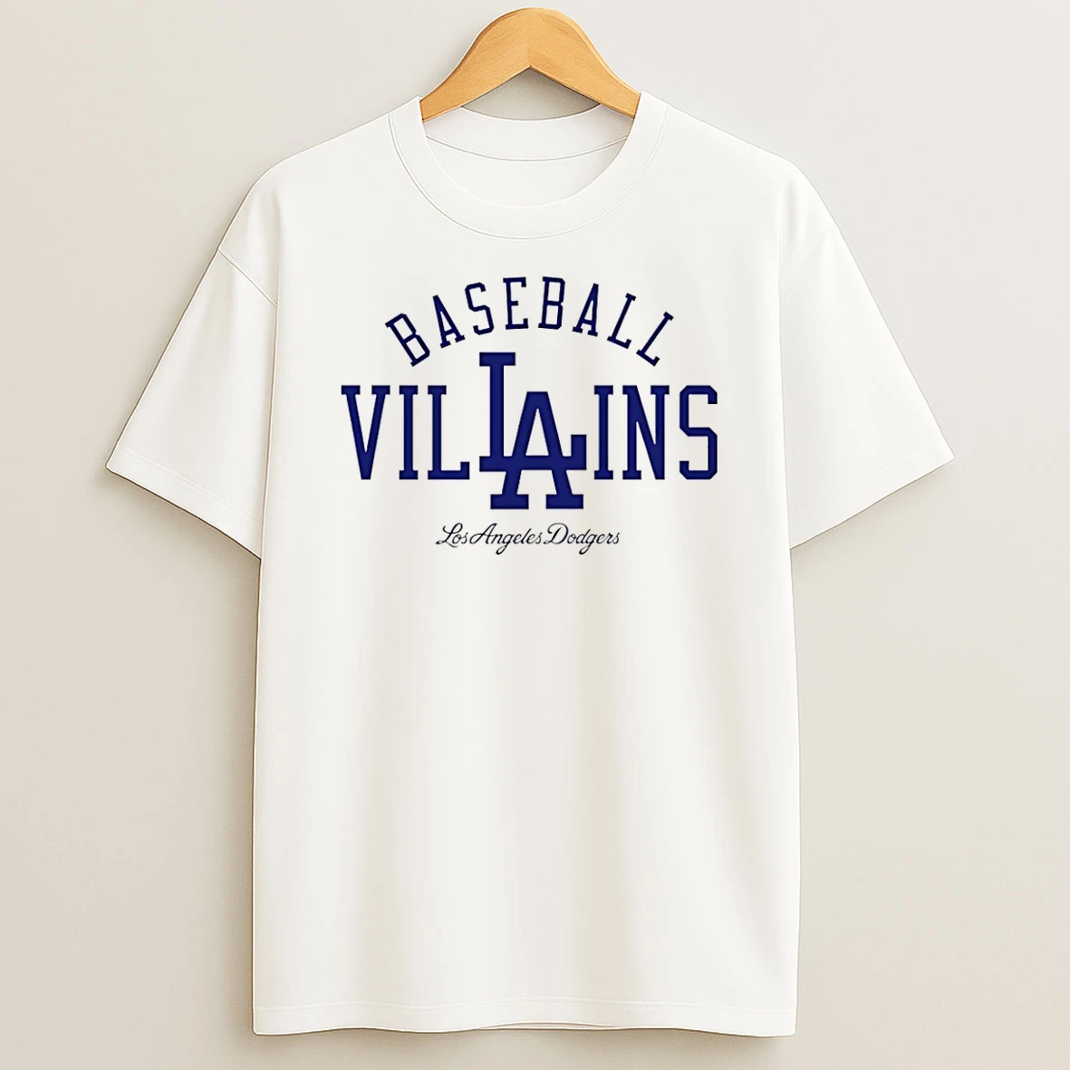 Los Angeles Dodgers Baseball Villains T Shirt