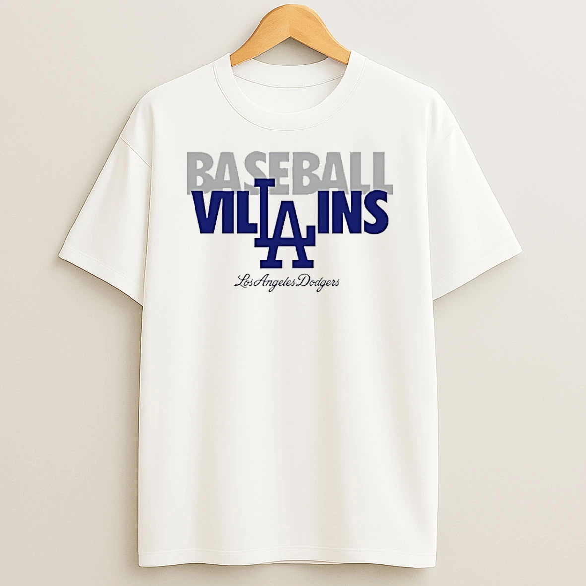 Los Angeles Dodgers Baseball Villains Classic T Shirt