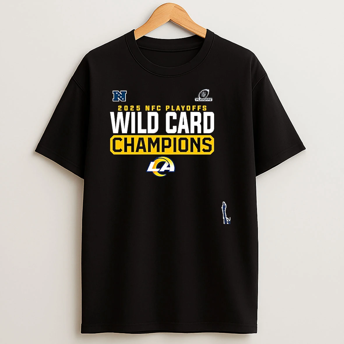 Los Angeles Rams 2025 26 Nfc Wild Card Playoffs Champions T Shirt