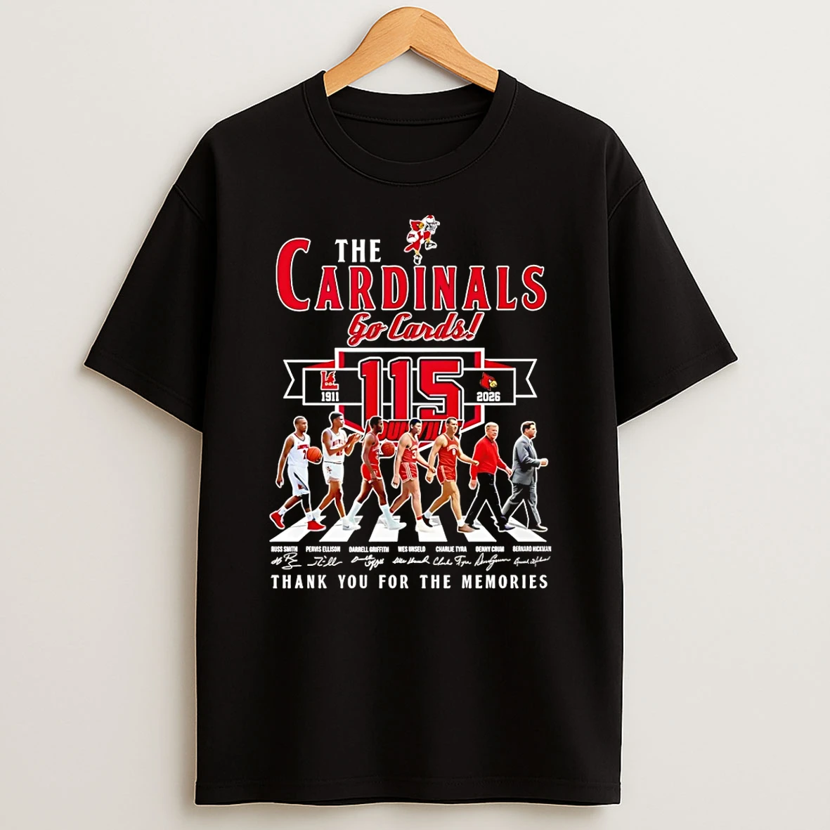 Louisville Cardinals 115th Anniversary 1911 2026 Abbey Road T Shirt