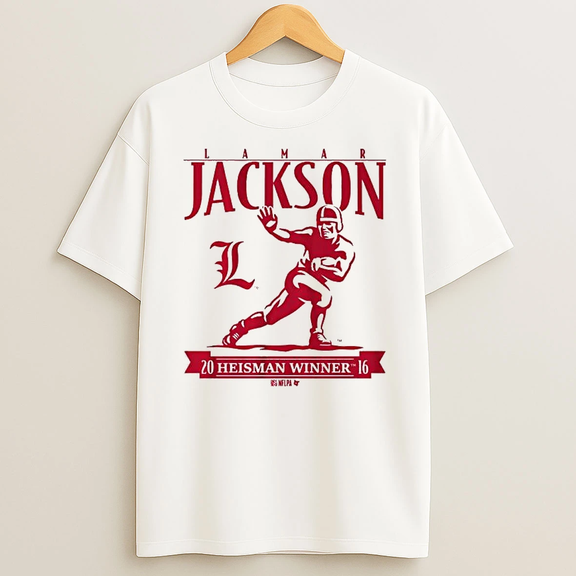 Louisville Football Lamar Jackson Heisman Trophy T Shirt