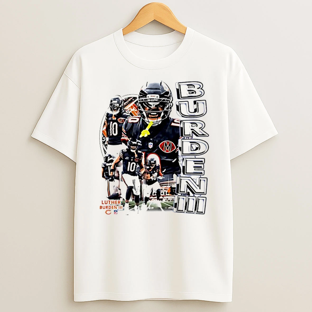 Luther Burden Iii Chicago Bears Nfl Team Graphic T Shirt