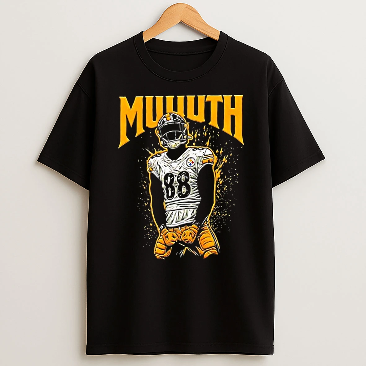Lynn Swann 88 Muuuth Pittsburgh Steelers T Shirt