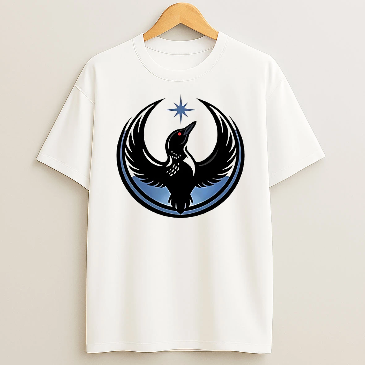 Mn State Bird Loon Protest Minnesota Rebel Alliance Political Logo T Shirt