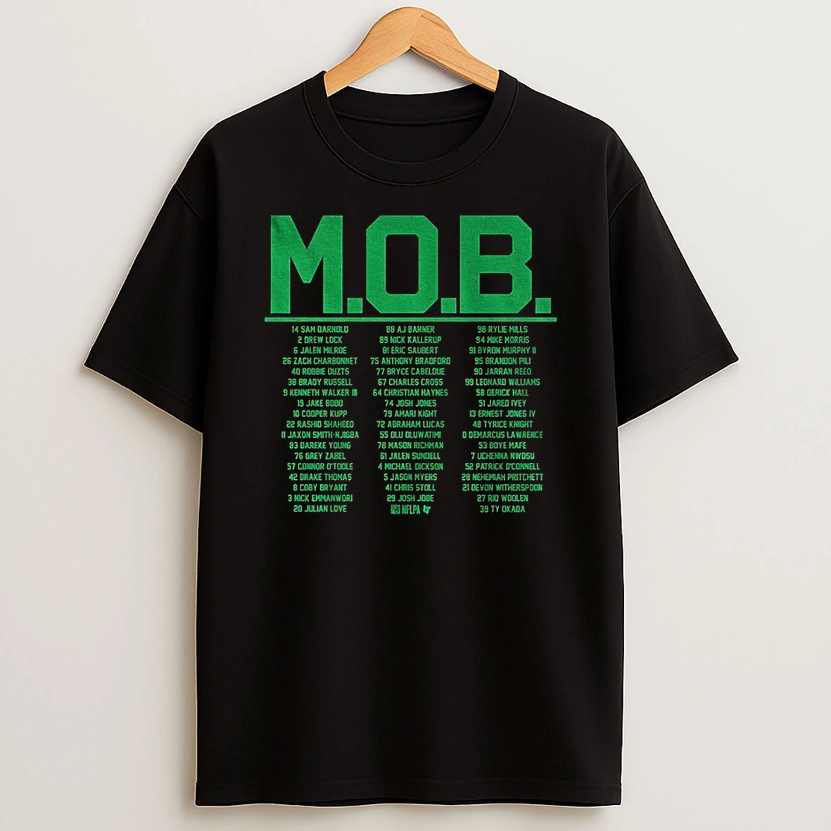 Mob Mentality Sam Darnold Drew Lock Jalen Milroe Seattle Seahawks Football T Shirt