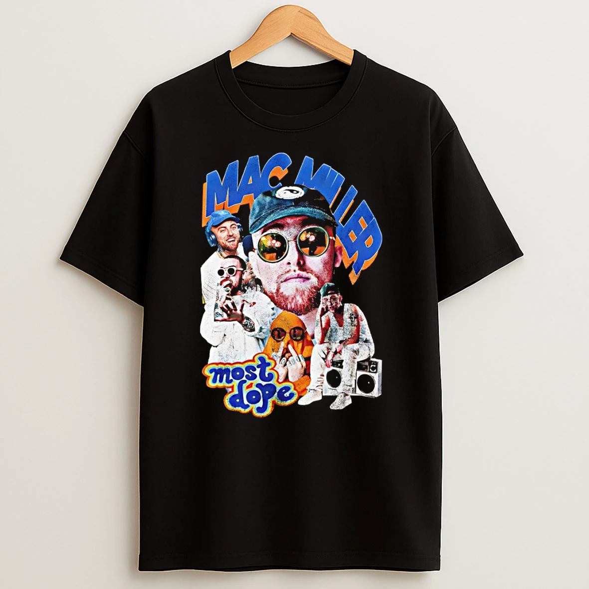 Mac Miller Most Dope 90s Style Graphic T Shirt