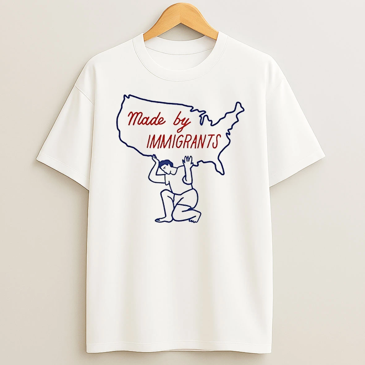 Made By Immigrants Graphic T Shirt