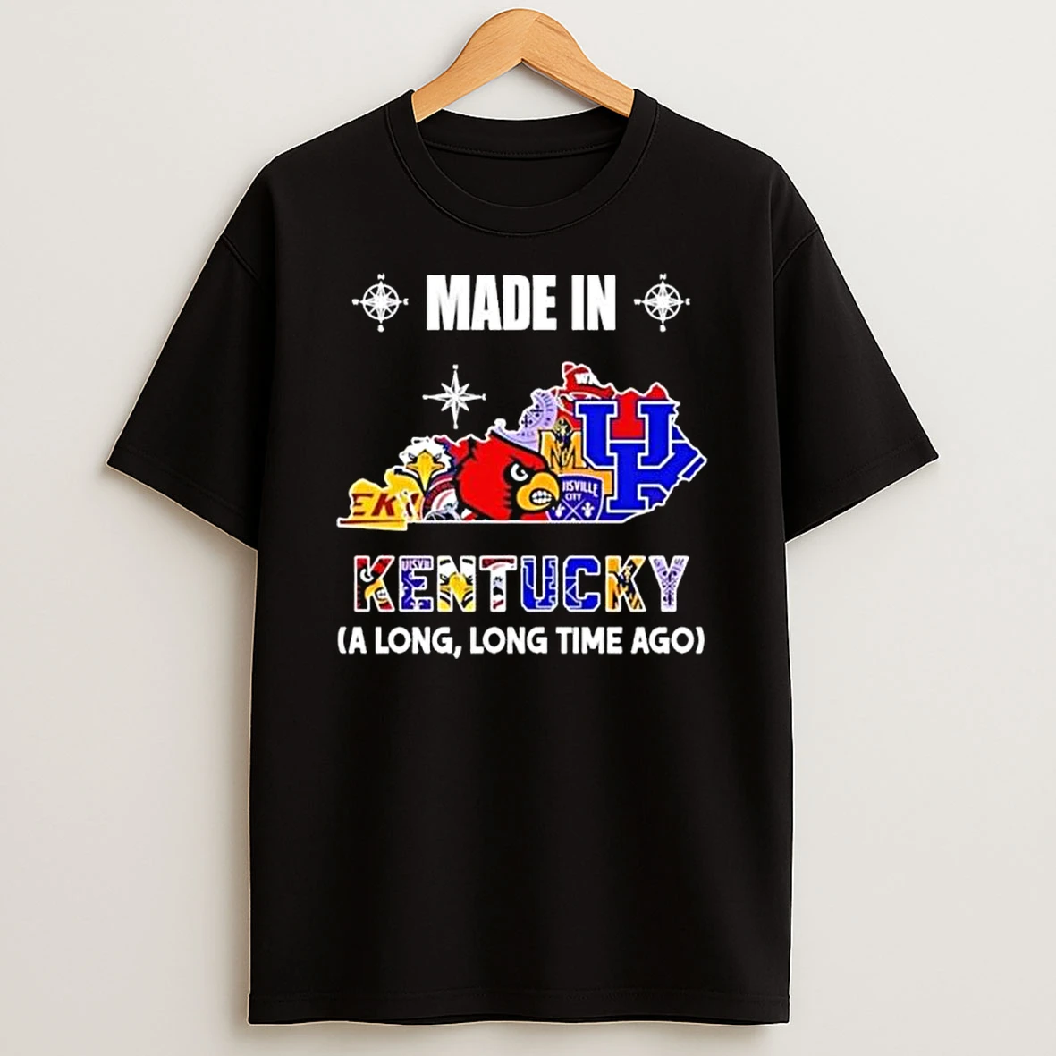 Made In Kentucky A Long Long Time Ago State Logo Map 2026 T Shirt