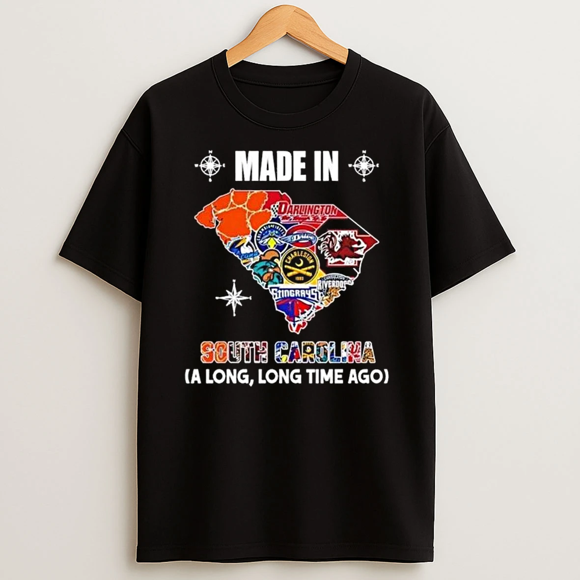 Made In South Carolina A Long Long Time Ago State Logo Map 2026 T Shirt