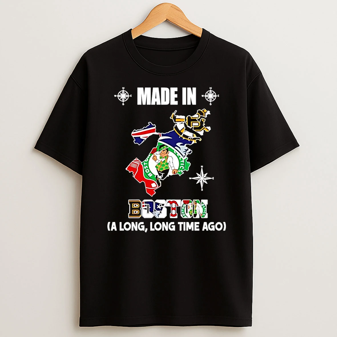 Made In Boston A Long Long Time Ago State T Shirt