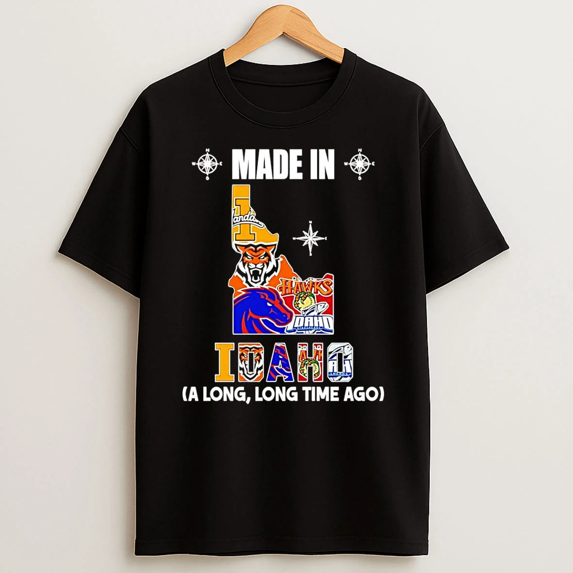 Made In Idaho A Long Long Time Ago State T Shirt