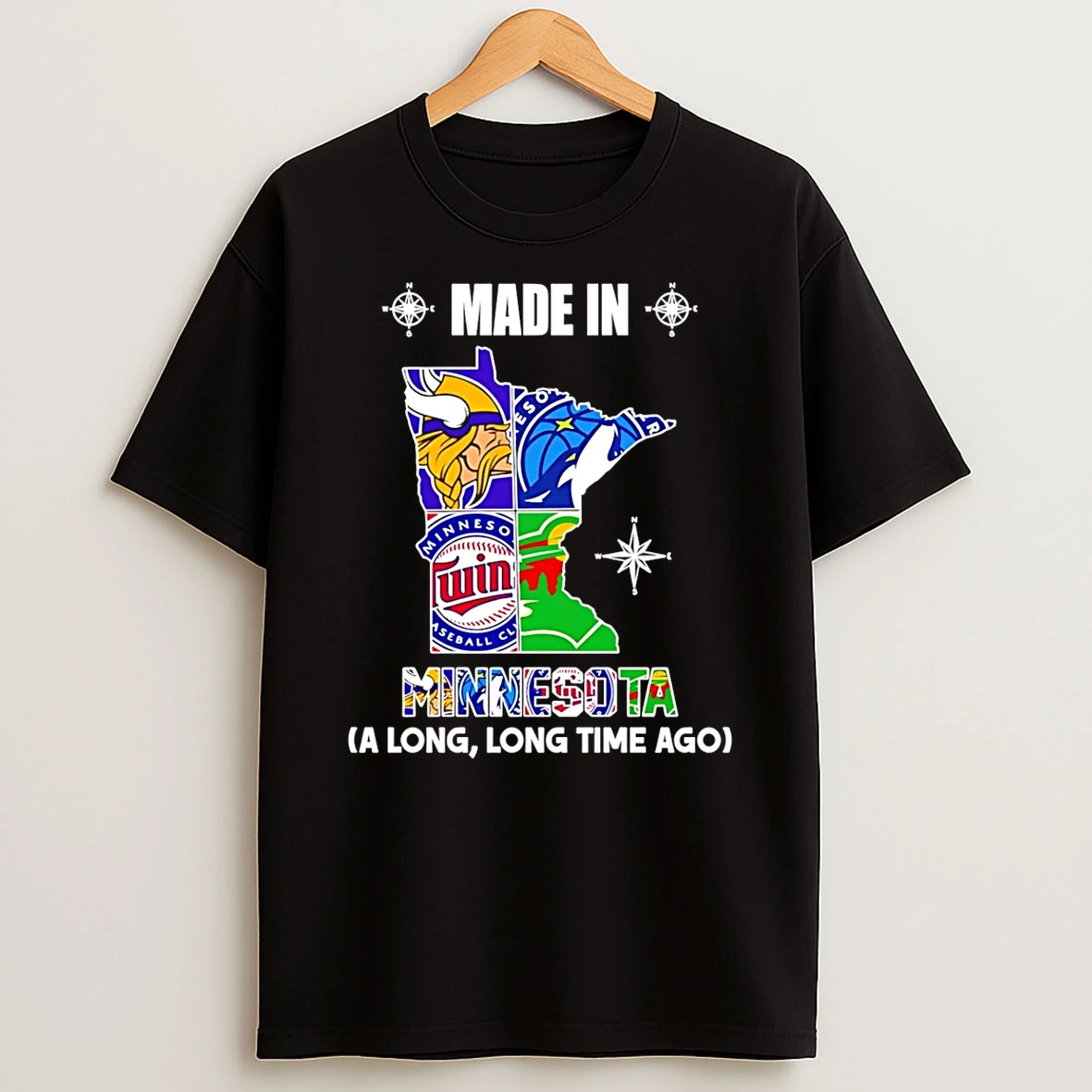 Made In Minnesota A Long Long Time Ago State T Shirt