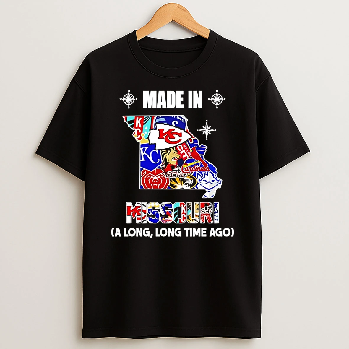 Made In Missouri A Long Long Time Ago State T Shirt