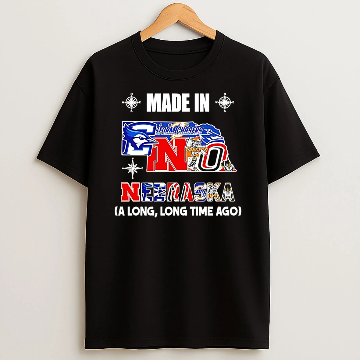 Made In Nebraska A Long Long Time Ago State T Shirt