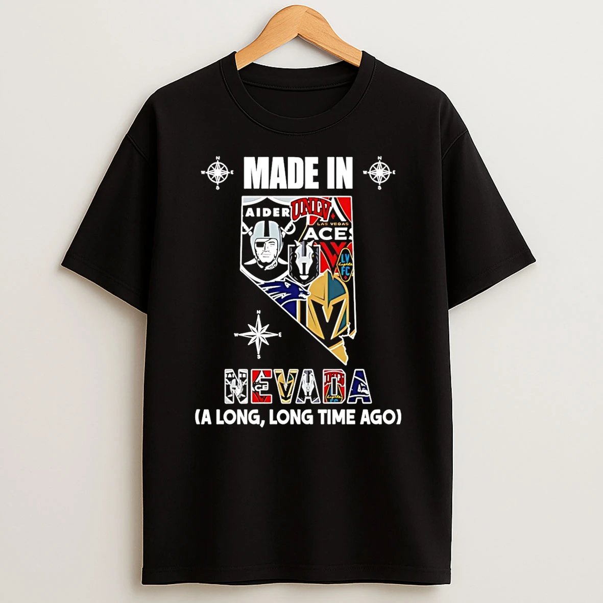 Made In Nevada A Long Long Time Ago State T Shirt
