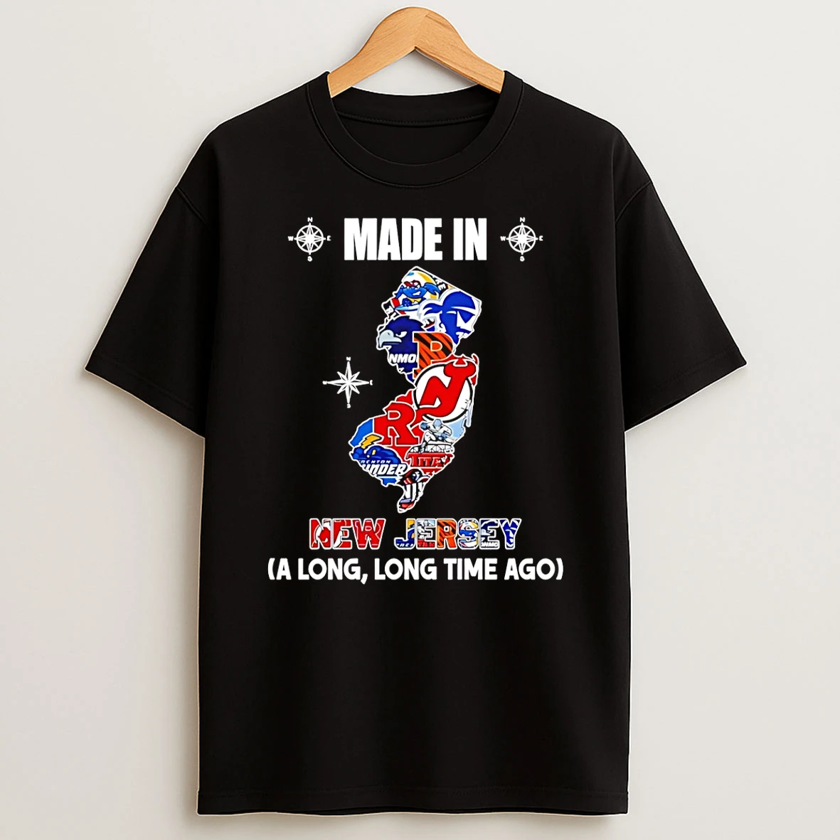 Made In New Jersey A Long Long Time Ago State T Shirt