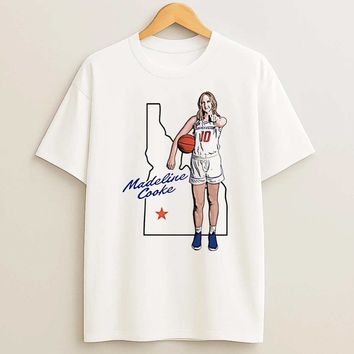 Madeline Cooke Boise State Broncos Hometown Series T Shirt