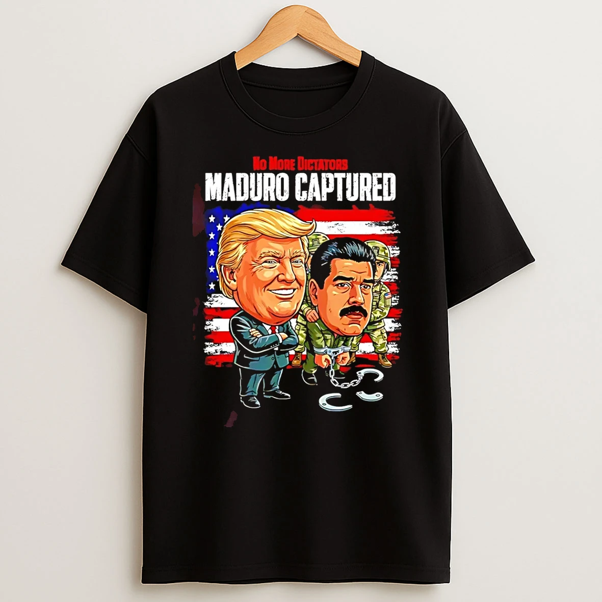Maduro Capture No More Dictators Trump Maduro T Shirt