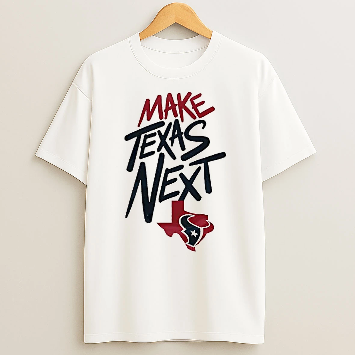 Make Texas Next Houston Texans Logo T Shirt