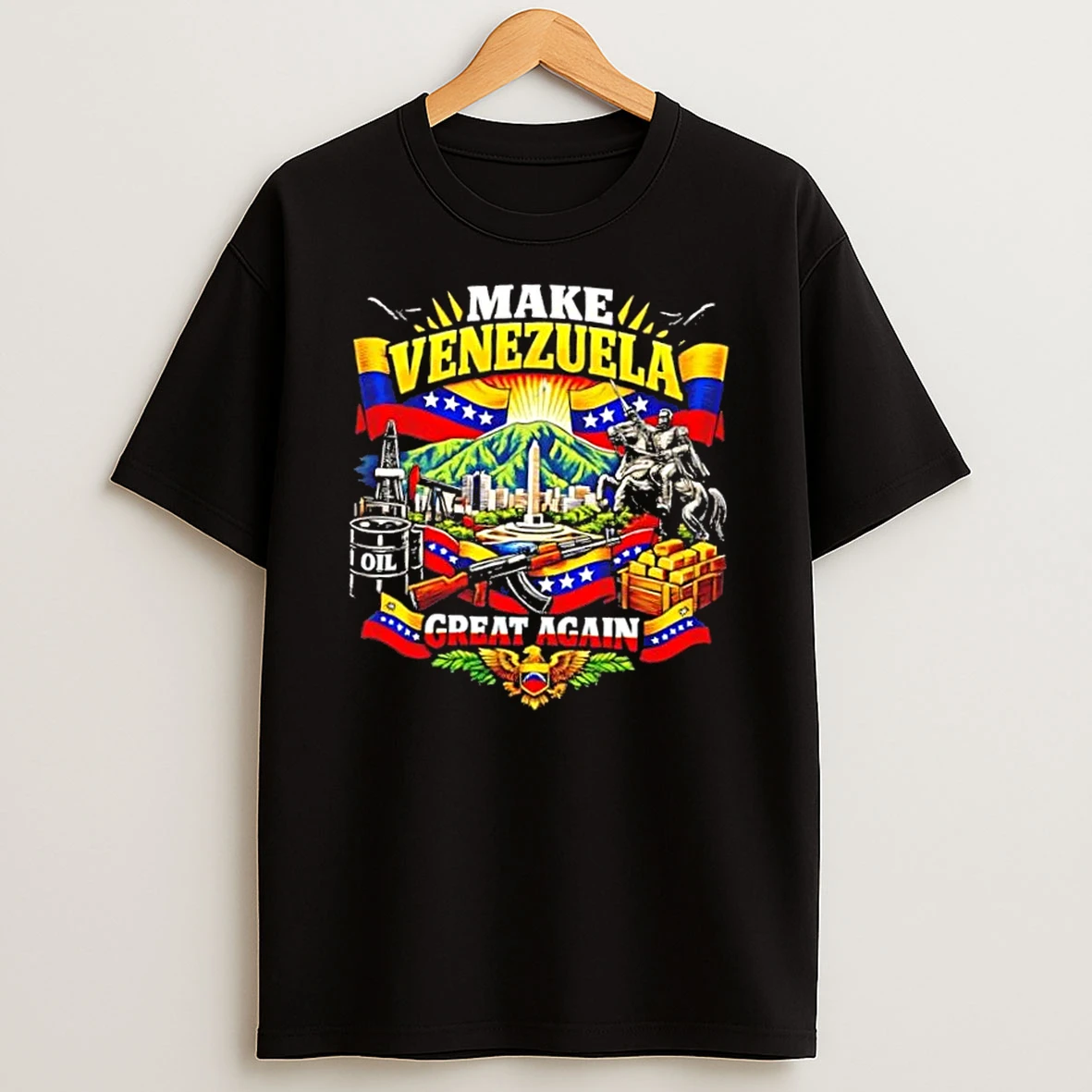 Make Venezuela Great Again Venezuela Flag Freedom T Shirt