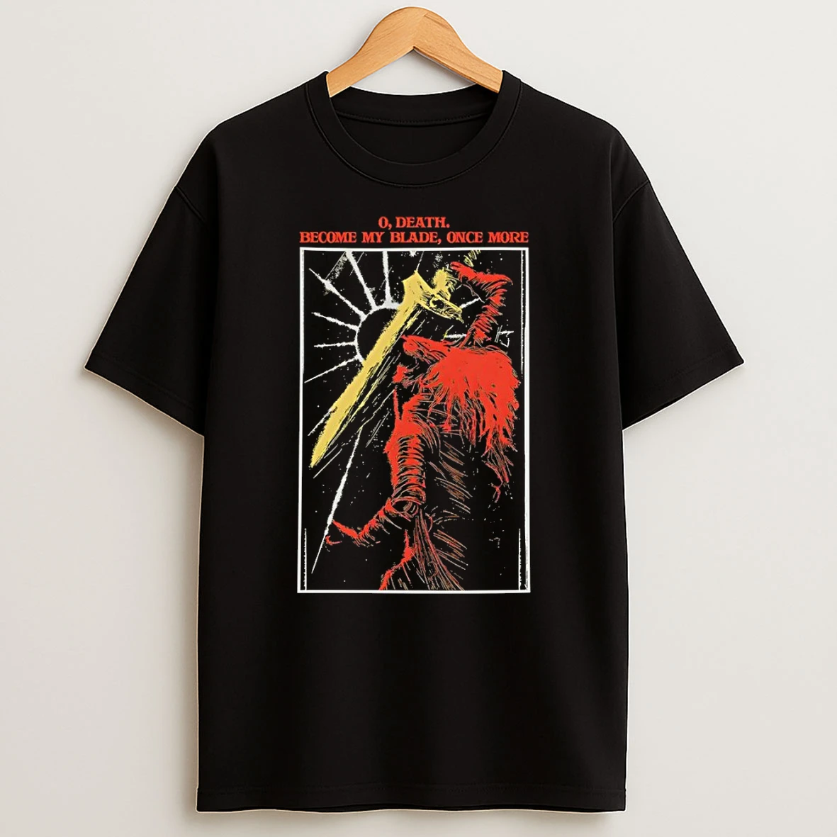 Maliketh The Black Blade O Death Become My Blade Once More T Shirt