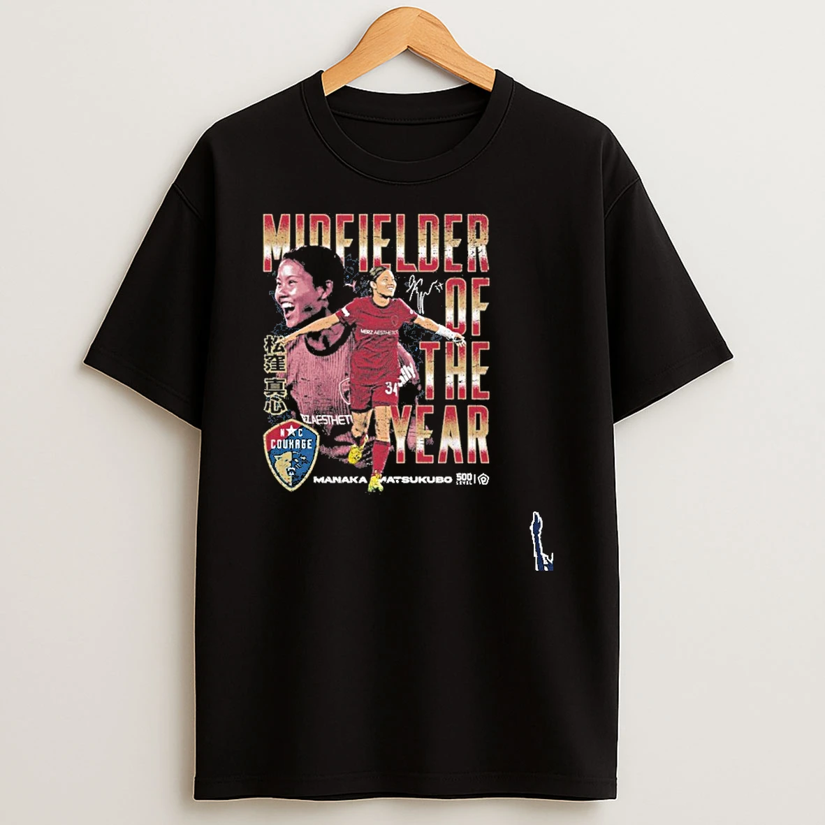 Manaka Matsukubo North Carolina Courage 2025 Midfielder Of The Year T Shirt