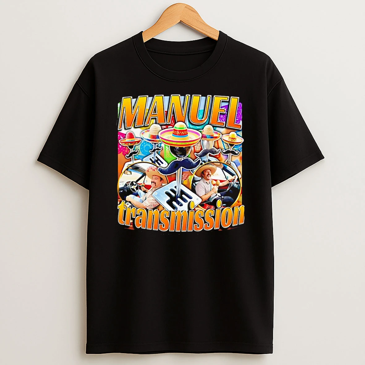 Manuel Transmission Mexican Graphic T Shirt