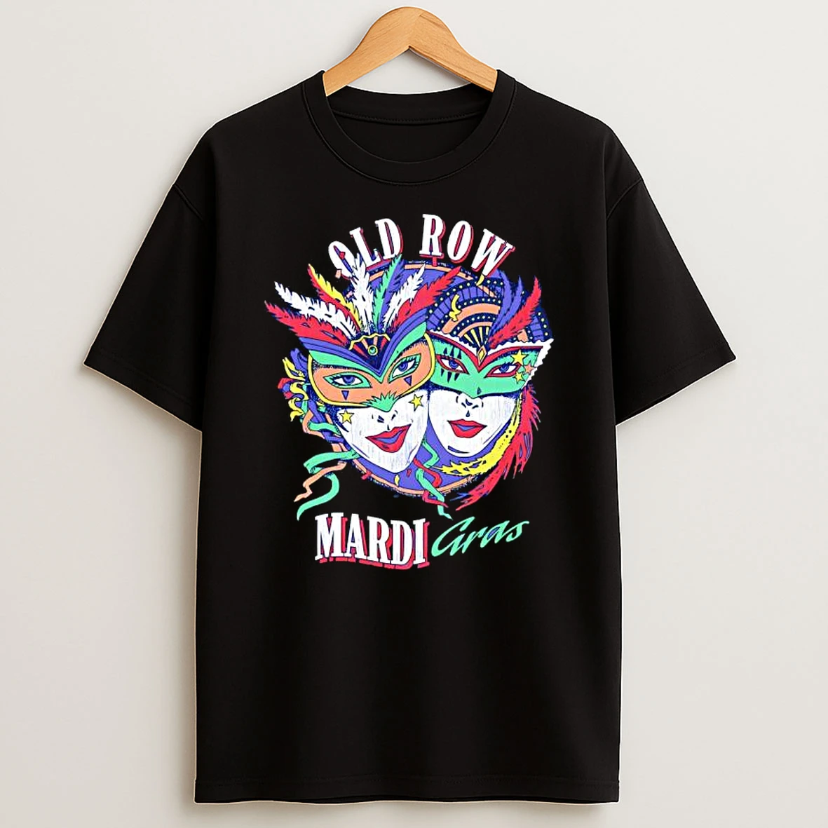 Mardi Gras Masks Old Row T Shirt